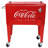 Coca-Cola Leigh Country 60 qt. Serving Station / Cart Cooler in Red