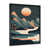 Impression noire sur toile encadrée sélectionné