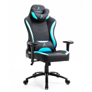 AJS Adjustable Reclining Ergonomic Faux Leather Swiveling PC & Racing Game Chair