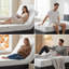 Matelas en mousse viscoélastique double couche 10 pouces avec housse de refroidissement infusée de bambou - soulagement de la pression et conception hypoallergénique-2121213332-2121213328