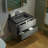 Vital 29-1/2 in. W x 19-5/8 in. D Wall Mounted Floating Bathroom Vanity in Grey with Composite Vanity Top-87768983