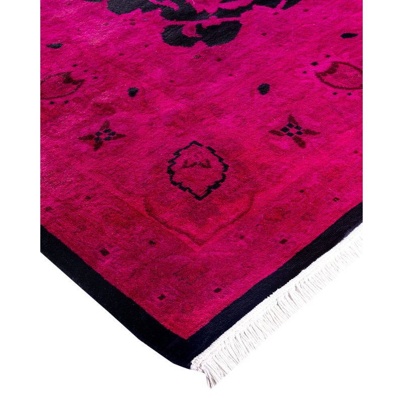 Overyed One-of-a-Kind Rectangle 8'2" X 10'3" Hand Knotted Area Rug