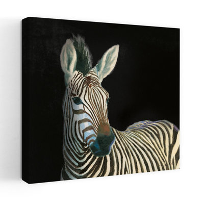 Art contemporain noir avec animaux d'Afrique