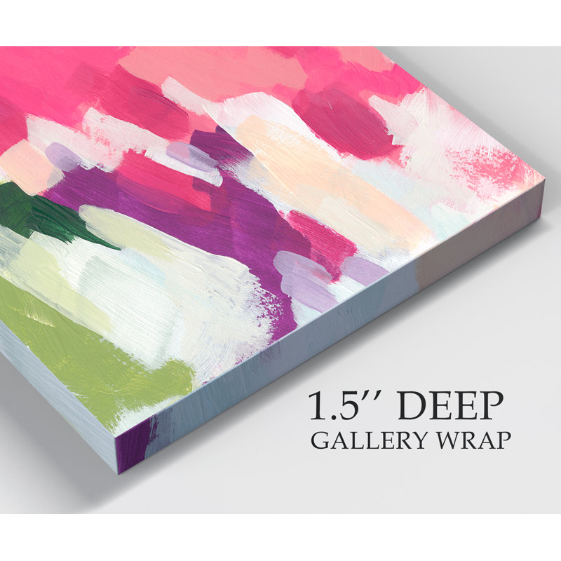 « palette prism i »-reproduction d’art sur toile, H 12 po x l 8 po x P 1 po, Toile tendue