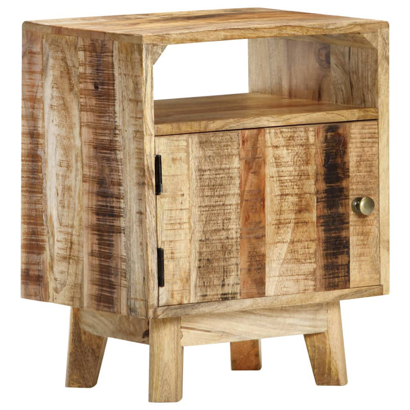 Volney 40cm W Solid Wood Bedside Table