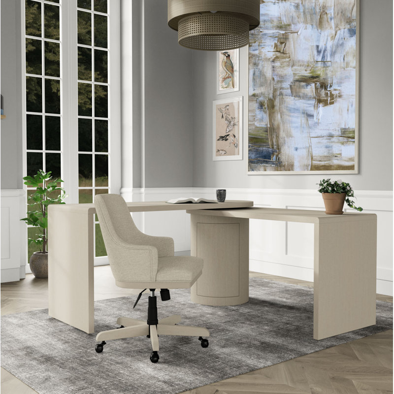 Shannen L-Shaped Swivel Desk