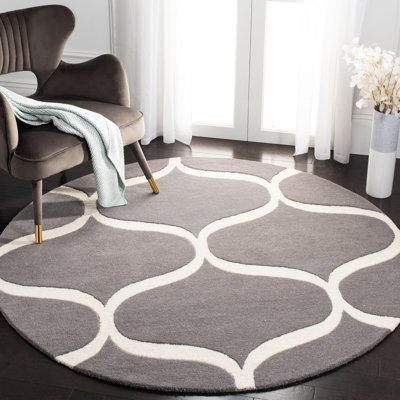 Cannen Hand Tufted Wool Geometric Rug