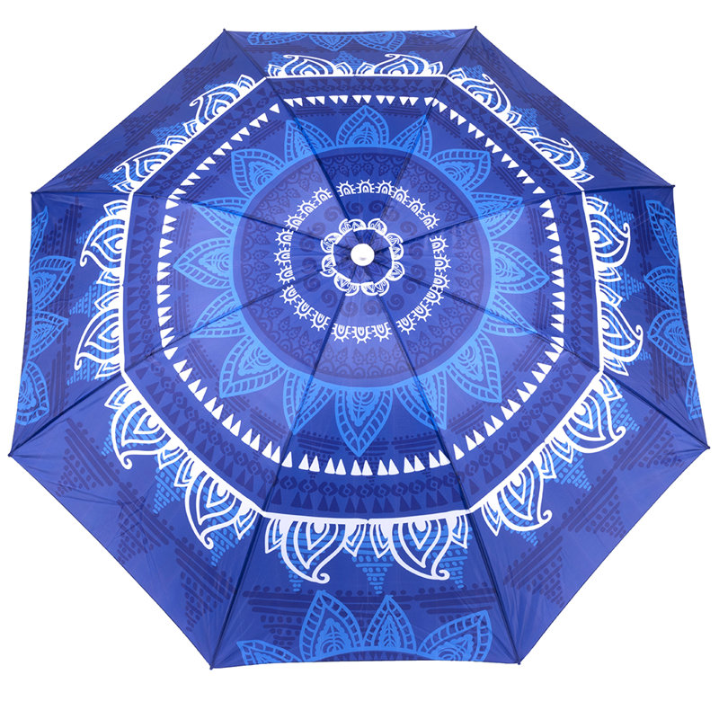 1.9m Traditional Parasol, Blue