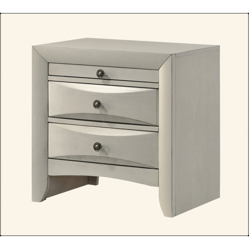 Table de chevet avec tiroirs de rangement 1Pc