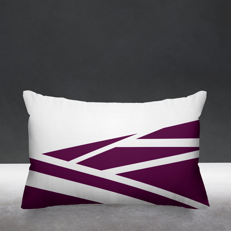 Coussin décoratif intérieur / extérieur Rutherford Loop, Mauve