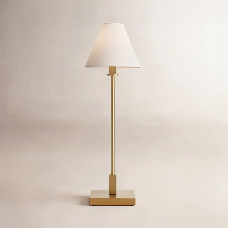 Rosline Metal Buffet Lamp, Brass