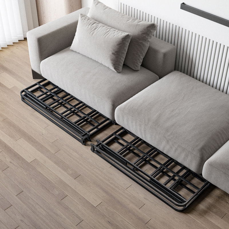 Otley 14" Steel Folding Bed, King