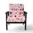 Minimalist Forest Animal Pattern - Upholstered Casual Accent Arm Chair-1443751191-1443751190