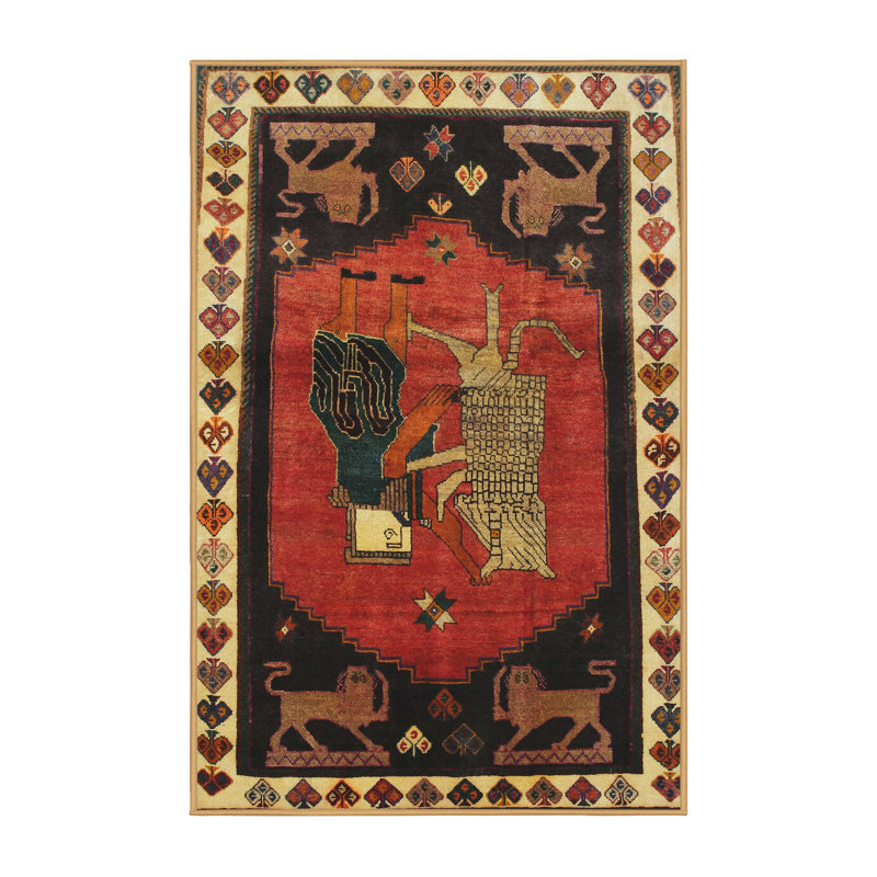Oriental Indoor Rug, Rectangle 3' x 5'