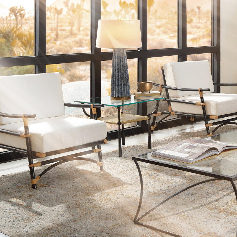 Glass End Table