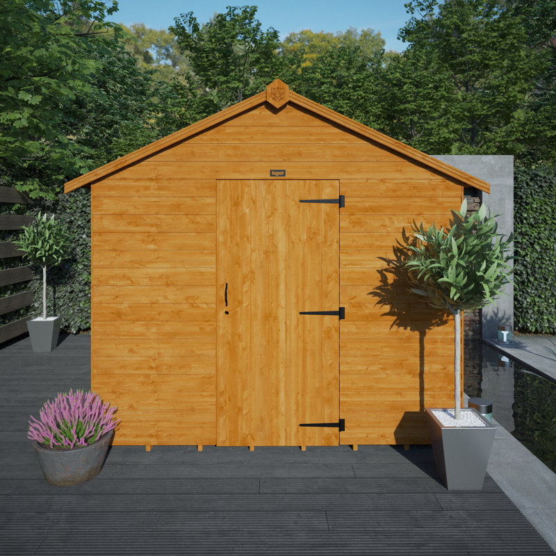 10x8w Tiger Shiplap Apex
