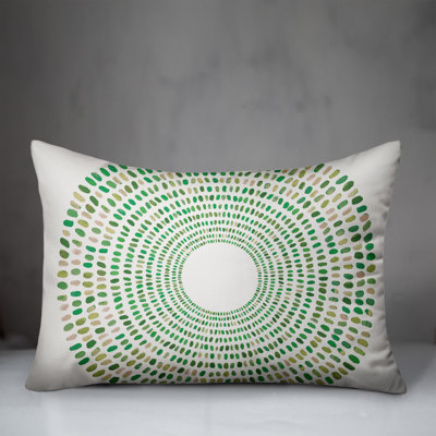 Geometric Indoor/Outdoor Throw Pillow