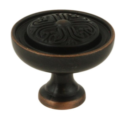 (5 Pack) 1-3/16 inch Baroque Scroll Work Knob