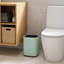 Poubelle de salle de bain en métal 1,8 gal, imperméable, base antidérapante, toit ouvert, vert-134132239