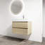Meuble-lavabo de salle de bain 30 po, lavabo en résine, 2 tiroirs à fermeture en douceur, moderne, fixation murale chêne brillant, magnétisme-1533073865-1533073864