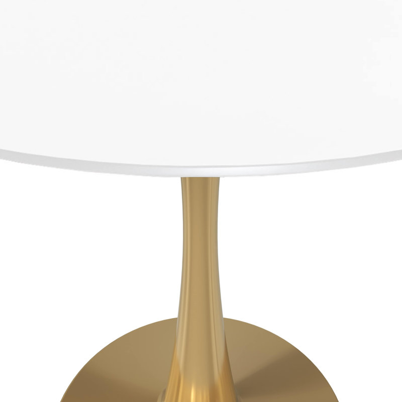 Table de salle à manger Severson, Blanc, H 29 po x l 27 po x P 27 po