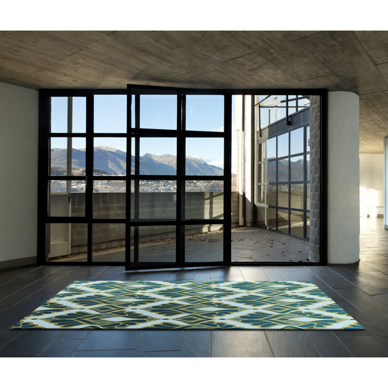 Suffield Wool Ikat Indoor Rug, Runner 2'6" x 8'