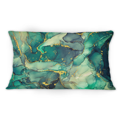 Coussin 12 "x 20" Green Luxury