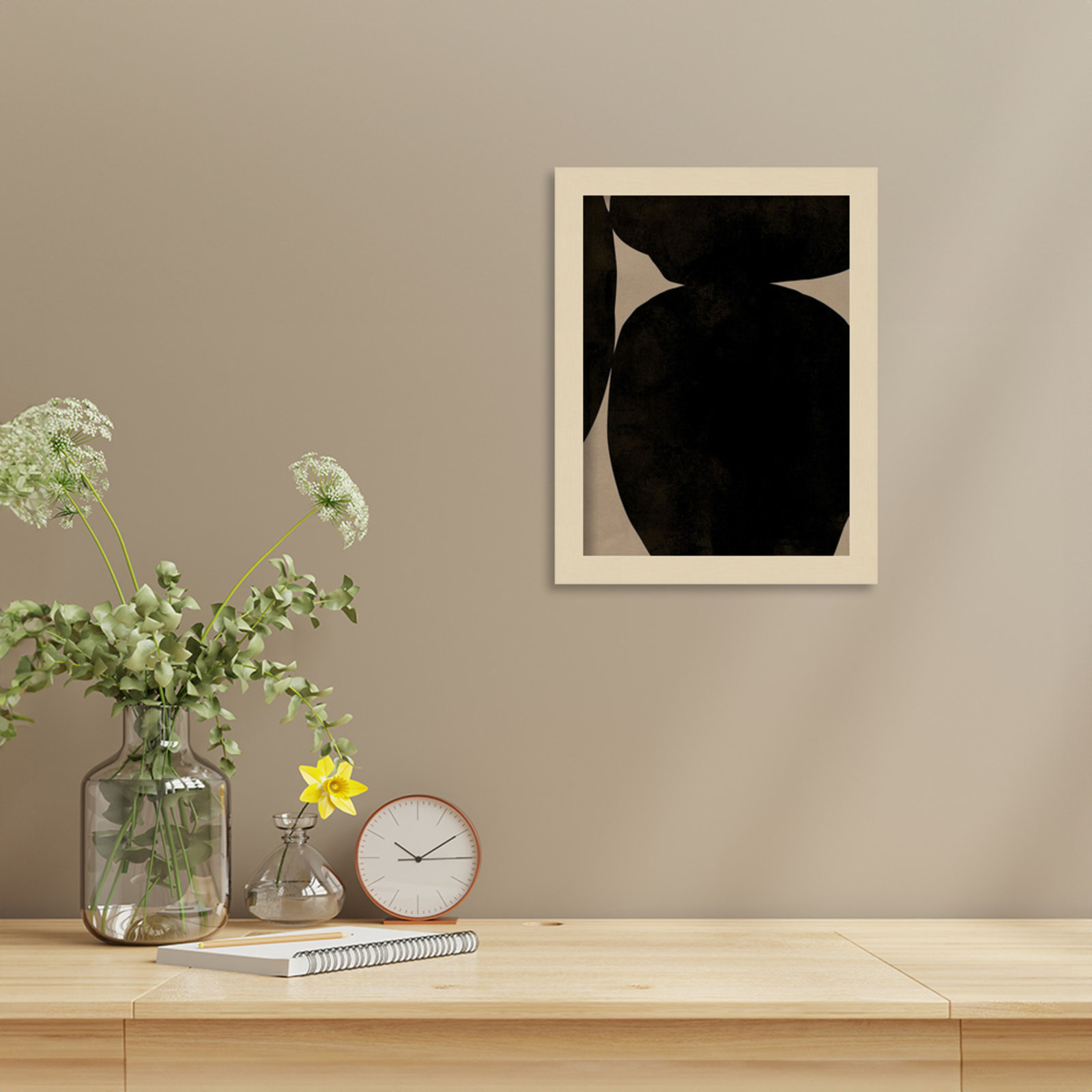 Heirloom Orbs II by Jacob Green, 13" H x 10" W x 1" D, Brown