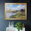 Vetheuil, Paysage, reproduction d'art sur toile-95889527-95889526
