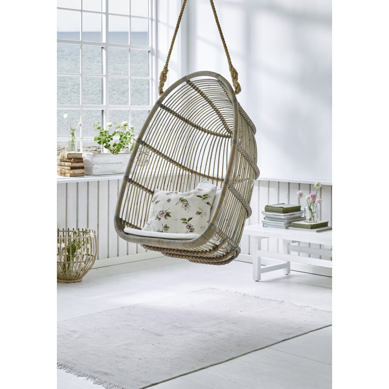 Balancelle Plevna, Gris taupe / toile blanche, Gris taupe
