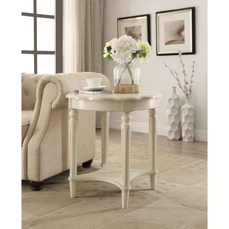 End Table With Bottom Shelf