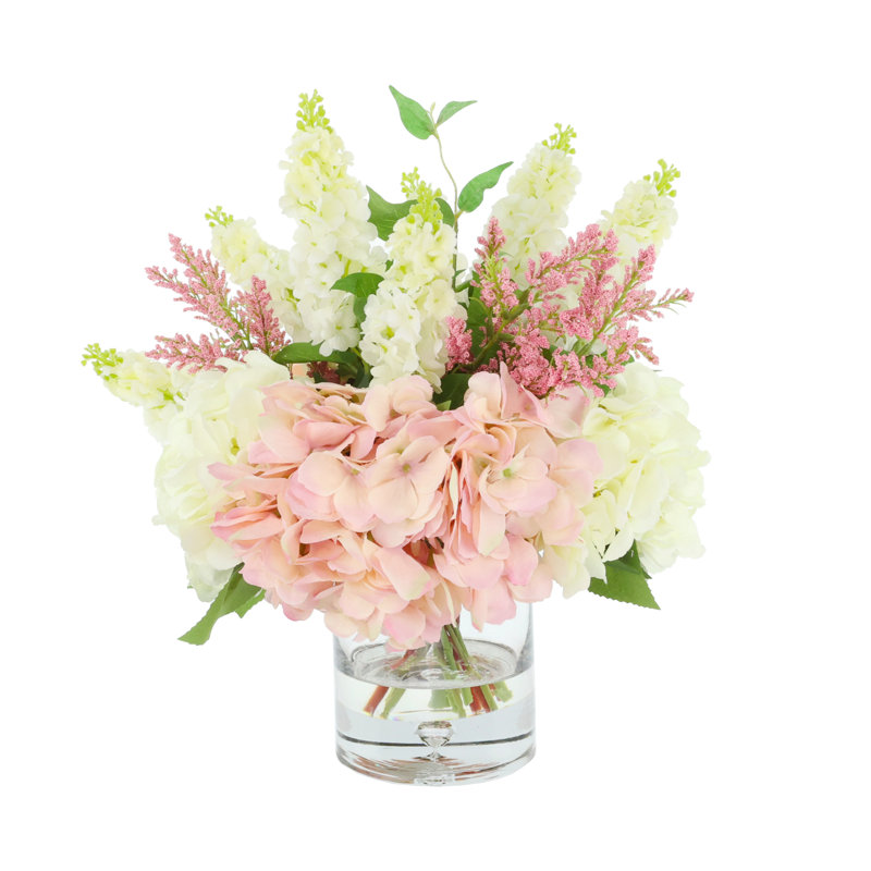Hydrangea and Lilac Arrangement