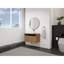 Meuble-lavabo de 30 po avec lavabo d'art en céramique, 2 portes à fermeture douce, montage flottant, contreplaqué