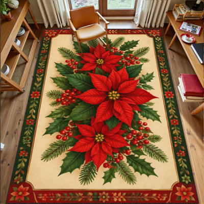 Faux Fur Abstract Rug