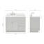 Ensemble de meuble-lavabo simple 43 po Hamlet-94350838