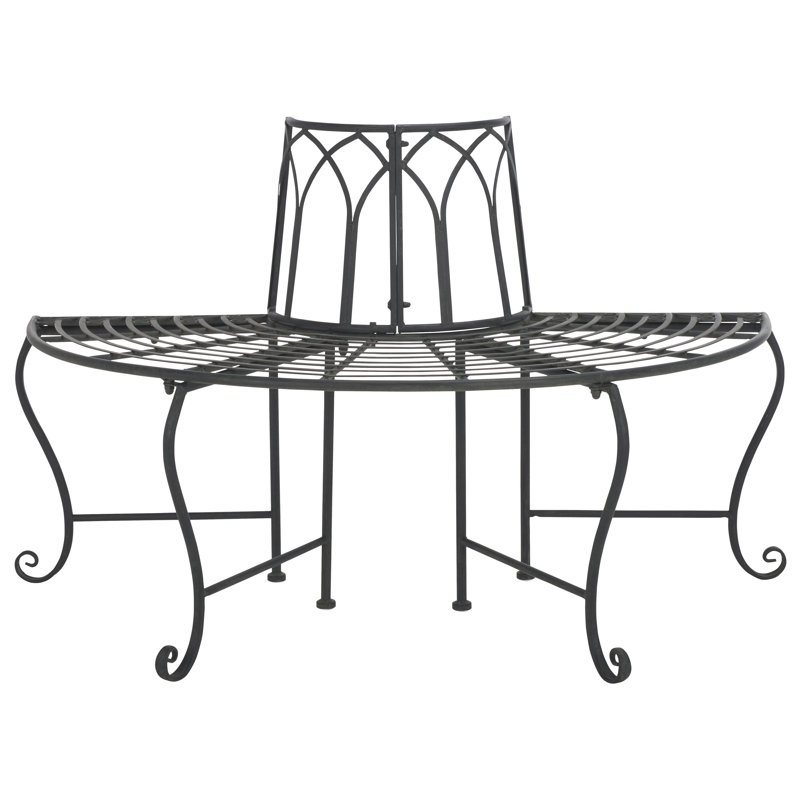 Banc en fer forgé Hounsfield, Noir