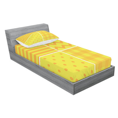 Patchwork Microfiber Patchwork Sheet Set