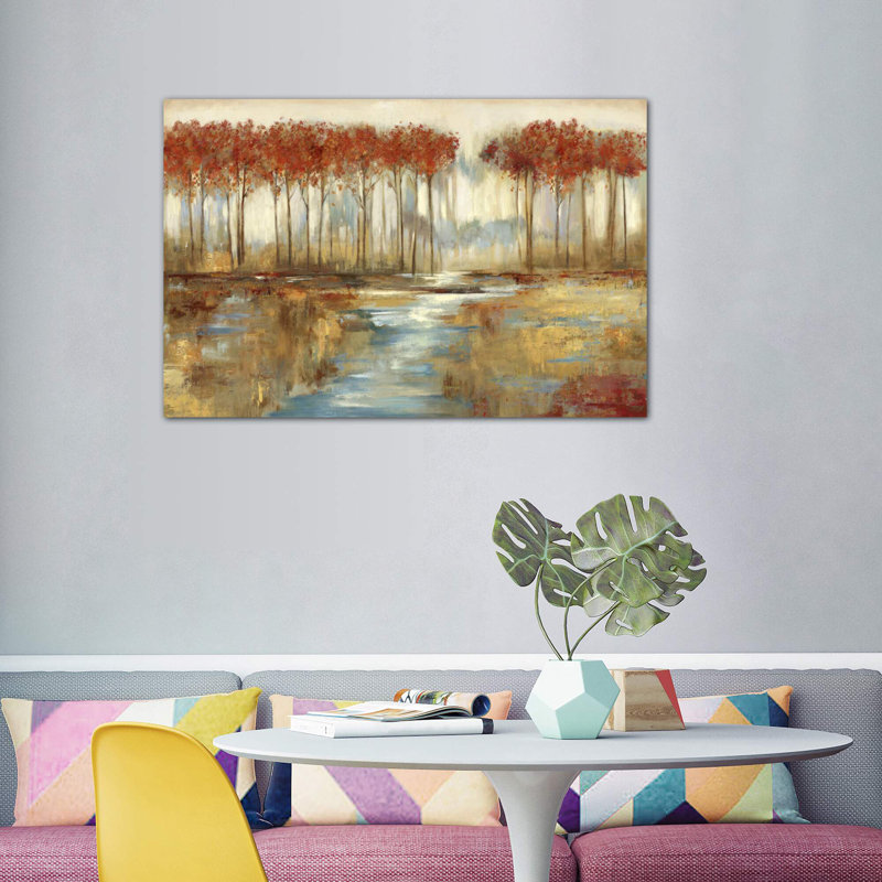 Gracious Landscape by Allison Pearce - Wrapped Canvas Painting, 152.5 cm H x 101.5 cm W