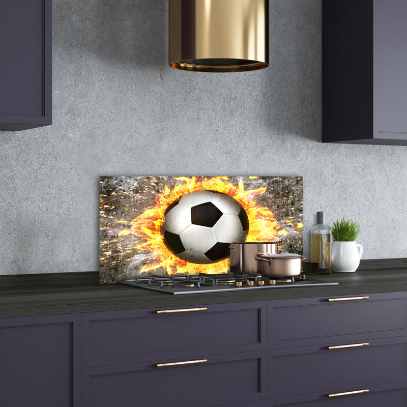 Audrinna 50cm W x 100cm L Glass Peel and Stick Panel
