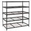 Étagère à 5 niveaux en métal robuste, l 48 po x P 24 po x H 72 po, support de rangement réglable, assemblage sans boulon, capacité de charge totale de 4 000 lb, pour le garage, le sous-sol, l'entrepôt.