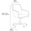 Chaise de travail Cabot-478579294