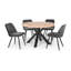 Iisakki Round Metal Base Dining Table