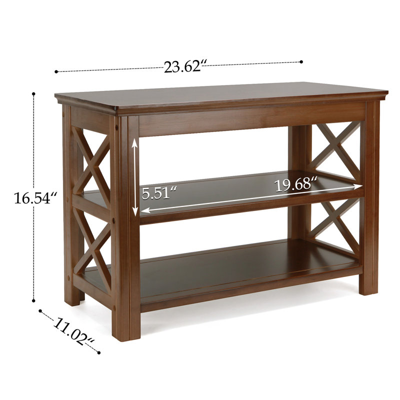Jaqitsch Solid Wood Storage Bench