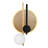 Modern Wall Lamp with Metal Body, 12.6 x 21.7 x 1.6 inches | 17W Integral LED, 3000K Warm White, 1700 Lumens | Scandinavian Glam Design, Perfect for Home Decor & Ambient Lighting