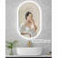 Meuble-lavabo en bois d'hévéa de style luxueux avec comptoir en marbre pour salle de bain-129417254