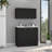 Cabinet Set, Two Shelves Black