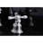 Kingston Brass American Classic Two-Handle 3-Hole Deck Mount Widespread Bathroom Faucet with Pop-Up Drain-40983143
