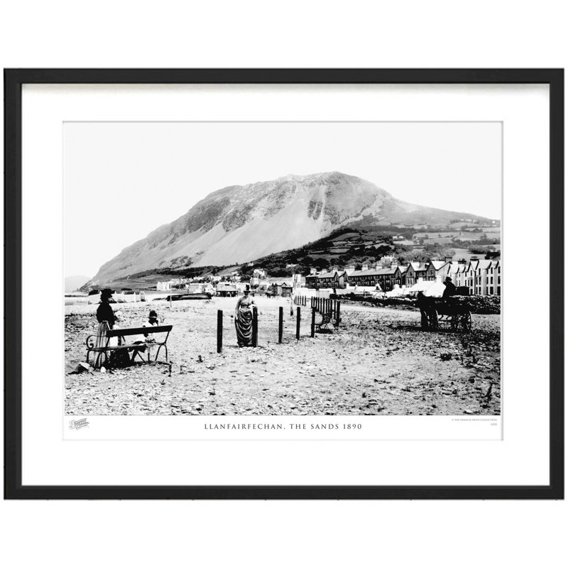 Llanfairfechan, The Sands 1890 - Single Picture Frame Print, 60cm H x 80cm W x 2.3cm D