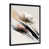 Impression noire sur toile encadrée sélectionné