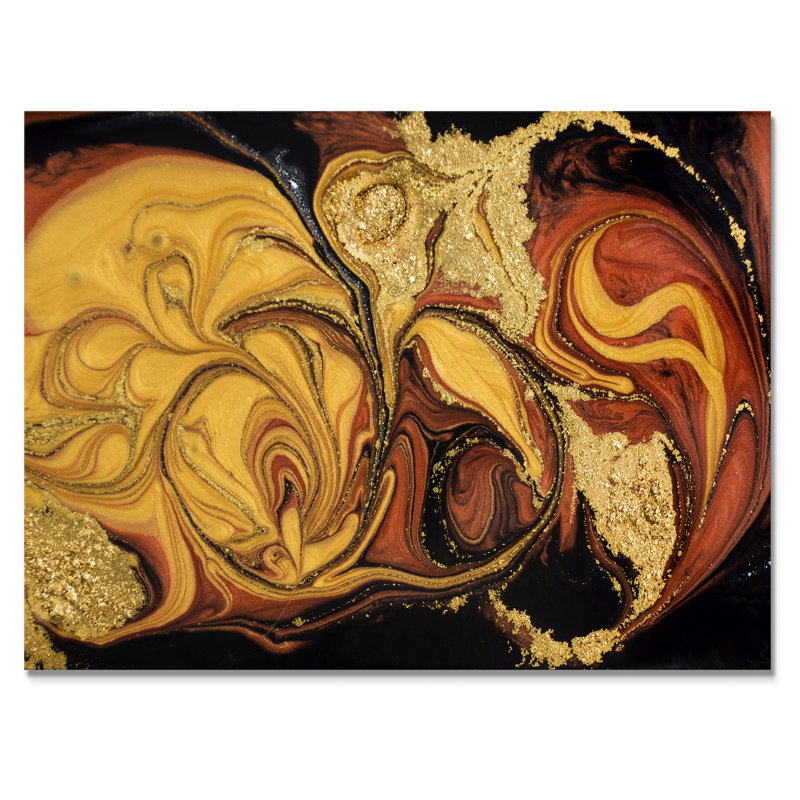 «Orange Orange», impression sur toile, H 16 po x l 32 po, Toile tendue